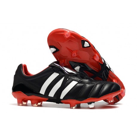 adidas Zapatillas de fútbol Predator Mania FG Negro Rojo Blanco