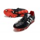 adidas Zapatillas de fútbol Predator Mania FG Negro Rojo Blanco