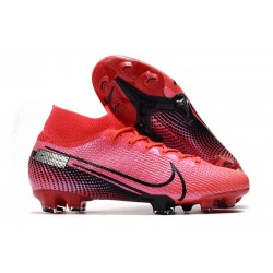 Zapatillas Nike Mercurial Superfly VII Elite FG Láser Crimson Negro