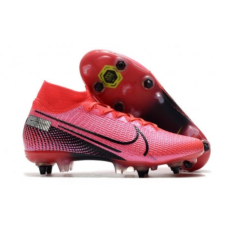 Zapatillas Nike Mercurial Superfly 7 Elite SG-PRO Láser Crimson Negro