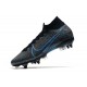 Zapatillas Nike Mercurial Superfly 7 Elite SG-PRO Negro Azul