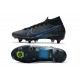 Zapatillas Nike Mercurial Superfly 7 Elite SG-PRO Negro Azul