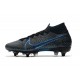 Zapatillas Nike Mercurial Superfly 7 Elite SG-PRO Negro Azul