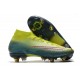 Zapatillas Nike Mercurial Superfly 7 Elite SG-PRO Lemon Venom Negro Verde