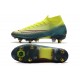 Zapatillas Nike Mercurial Superfly 7 Elite SG-PRO Lemon Venom Negro Verde