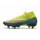 Zapatillas Nike Mercurial Superfly 7 Elite SG-PRO Lemon Venom Negro Verde