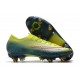 Nike Mercurial Vapor XIII Elite SG-Pro Anti-Clog Lemon Venom Negro Verde