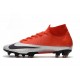 Zapatillas de Fútbol Nike Mercurial Superfly VII Elite FG Rojo Plata