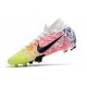 Nike Bota Mercurial Superfly 7 Elite DF FG Neymar Blanco Negro Azul Volt