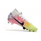 Nike Bota Mercurial Superfly 7 Elite DF FG Neymar Blanco Negro Azul Volt