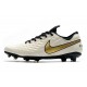 Nike Tiempo Legend 8 Elite FG Botas de Fútbol Blanco Oro