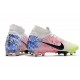 Neymar Nike Mercurial Superfly 7 Elite AG-PRO Blanco Negro Azul Volt