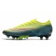 Nike Mercurial Vapor 13 Elite AG-PRO Lemon Venom Negro Verde