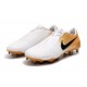 Nike Zapatos de Futbol Phantom VNM Elite FG - Blanco Oro Negro