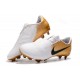 Nike Zapatos de Futbol Phantom VNM Elite FG - Blanco Oro Negro