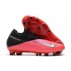 Tacos Futbol Nike Phantom VSN 2 Elite DF FG -Laser Crimson Plata Negro