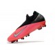 Tacos Futbol Nike Phantom VSN 2 Elite DF FG -Laser Crimson Plata Negro