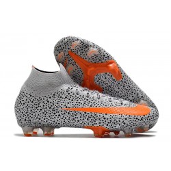 Nike Mercurial Superfly CR7 Elite DF FG Blanco Total Naranja Negro