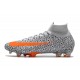 Nike Mercurial Superfly CR7 Elite DF FG Blanco Total Naranja Negro