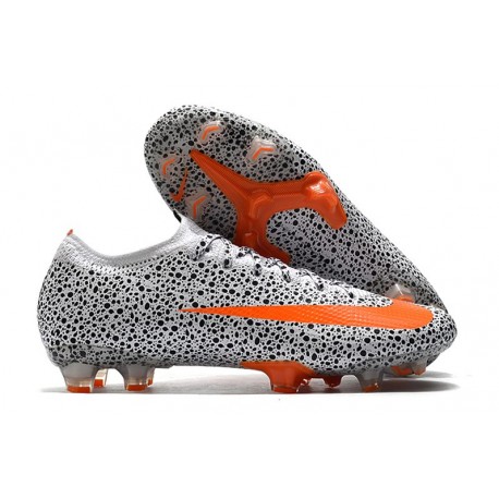 Nike Mercurial Vapor XIII 360 Elite CR7 FG Blanco Total Naranja Negro