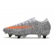 Nike Mercurial Vapor 13 Elite SG-Pro AC CR7 Blanco Total Naranja Negro