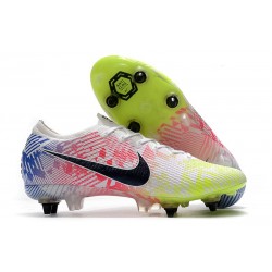 Nike Mercurial Vapor 13 Elite SG-Pro AC Neymar Blanco Negro Azul Volt