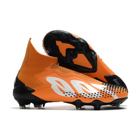 adidas Tacón de Fútbol Predator Mutator 20+ FG Naranja Blanco Negro