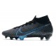 Nike Bota Mercurial Superfly 7 Elite DF FG Negro Azul