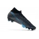 Nike Bota Mercurial Superfly 7 Elite DF FG Negro Azul