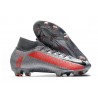 Nike Bota Mercurial Superfly 7 Elite DF FG Gris Negro Carmesí