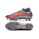 Nike Bota Mercurial Superfly 7 Elite DF FG Gris Negro Carmesí