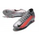 Nike Bota Mercurial Superfly 7 Elite DF FG Gris Negro Carmesí