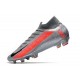 Nike Bota Mercurial Superfly 7 Elite DF FG Gris Negro Carmesí