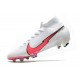 Nike Bota Mercurial Superfly 7 Elite DF FG Blanco Carmesí Azul