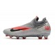 Tacos de Futbol Nike Phantom VSN 2 Elite DF FG -Gris Negro Rojo