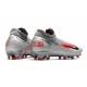 Tacos de Futbol Nike Phantom VSN 2 Elite DF FG -Gris Negro Rojo