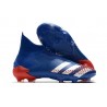 adidas Tacón de Fútbol Predator Mutator 20+ FG Azul Blanco Rojo