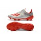 Botas de Fútbol adidas X 19.1 FG - Plata Rojo