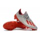 Botas de Fútbol adidas X 19.1 FG - Plata Rojo