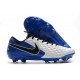 Zapatillas Nike Tiempo Legend VIII Elite FG - Blanco Azul Negro