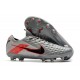 Zapatillas Nike Tiempo Legend VIII Elite FG - Gris Negro Rojo