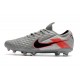 Zapatillas Nike Tiempo Legend VIII Elite FG - Gris Negro Rojo