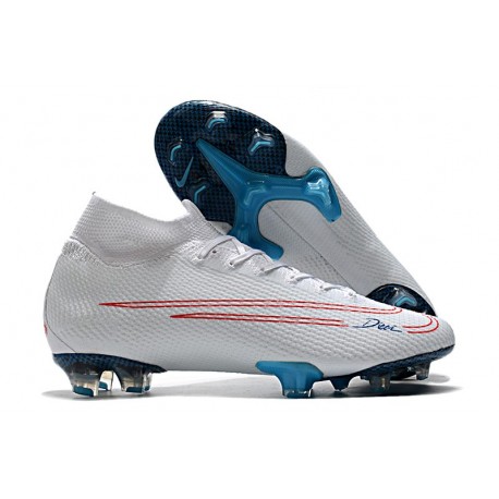 NIKE MERCURIAL SUPERFLY VII ELITE 'CR7 X BUGATTI' Blanco Rojo