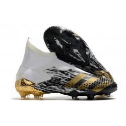 adidas Predator Mutator 20+ FG Blanco Dorado metalizado Negro