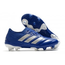 Botas de fútbol adidas Copa 20.1 FG Azul Royal Plateado metalizado