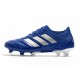 Botas de fútbol adidas Copa 20.1 FG Azul Royal Plateado metalizado