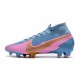 Nike Mercurial Superfly VII Elite FG Azul Rosa Oro