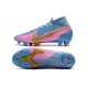 Nike Mercurial Superfly VII Elite FG Azul Rosa Oro