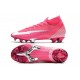 Nike Mercurial Superfly VII Elite FG x Mbappé Explosión Rosa Blanco