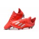 Botas de Fútbol adidas X 19.1 FG - Rojo Plata